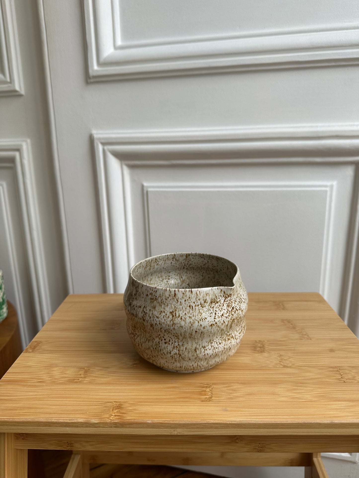 Bol à matcha - Beige moucheté