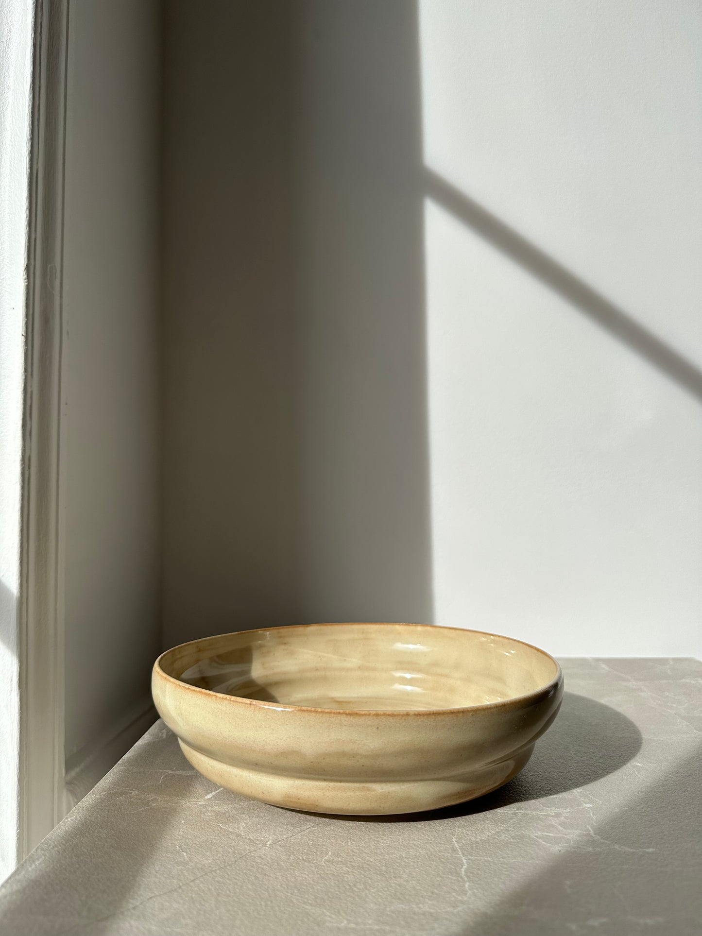 Grande assiette Volupté - Beige
