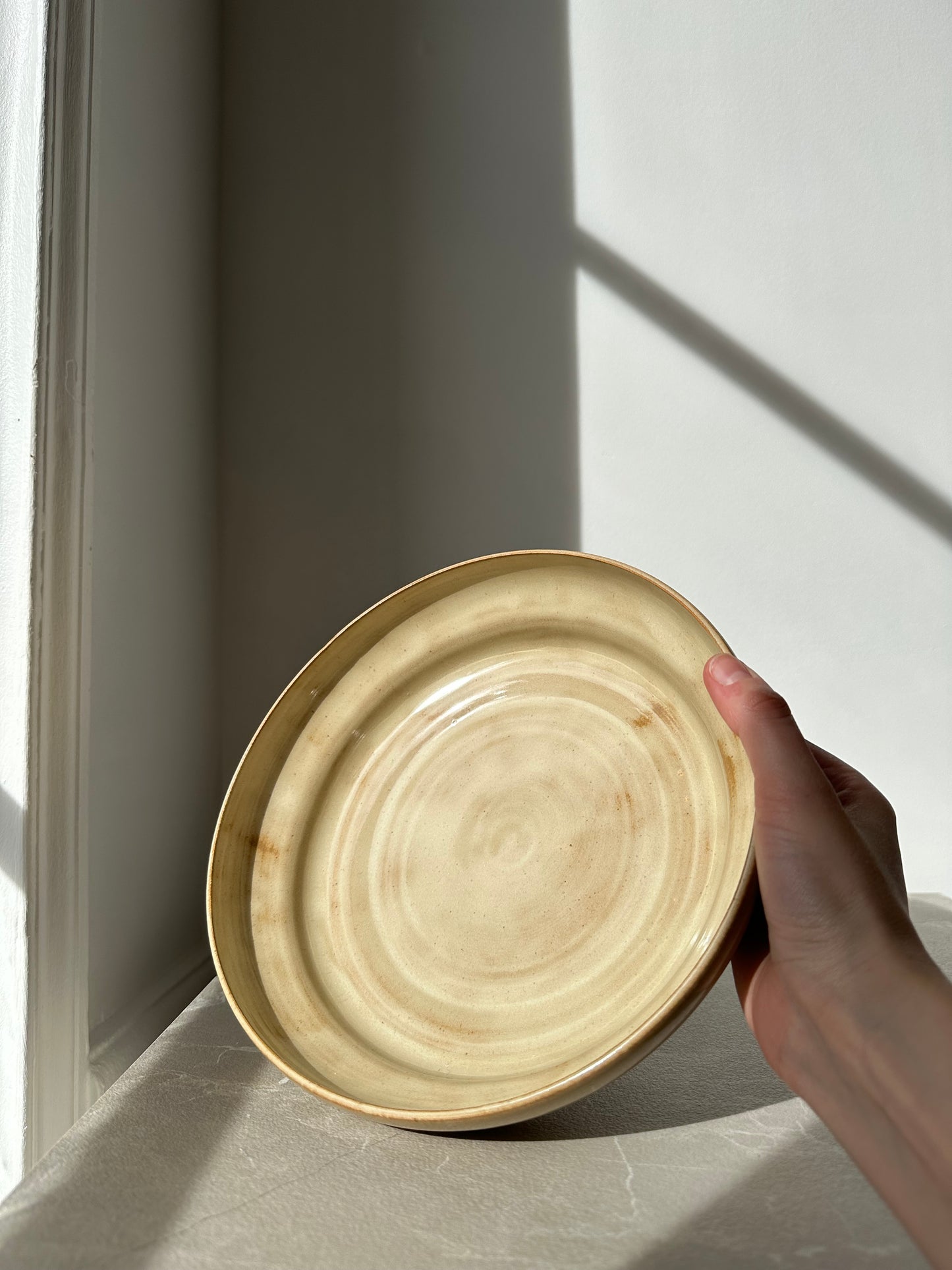 Grande assiette Volupté - Beige