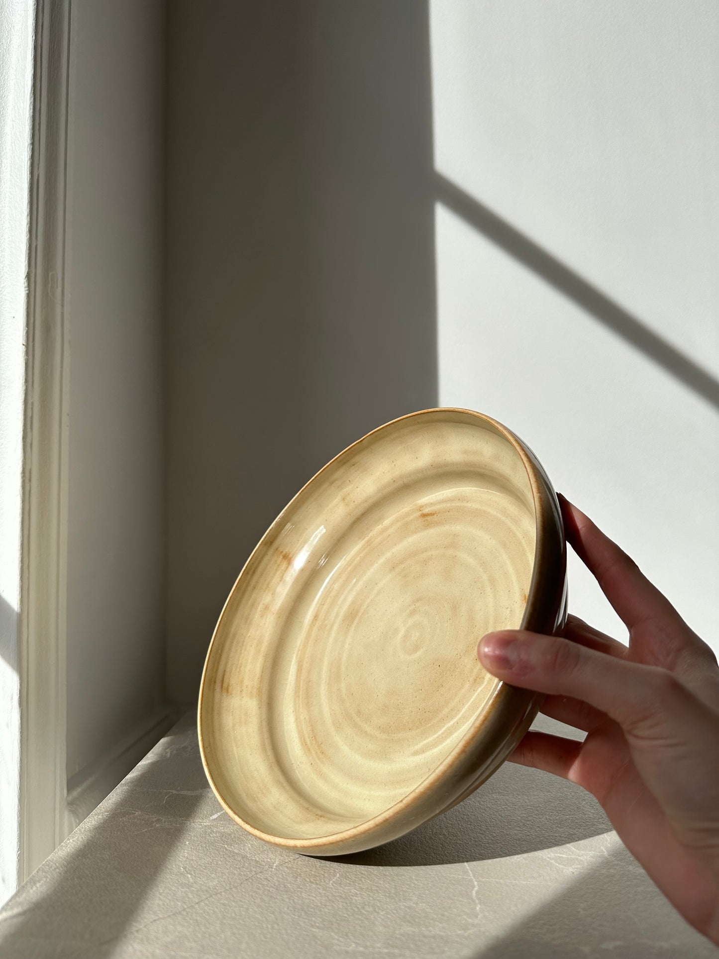 Grande assiette Volupté - Beige