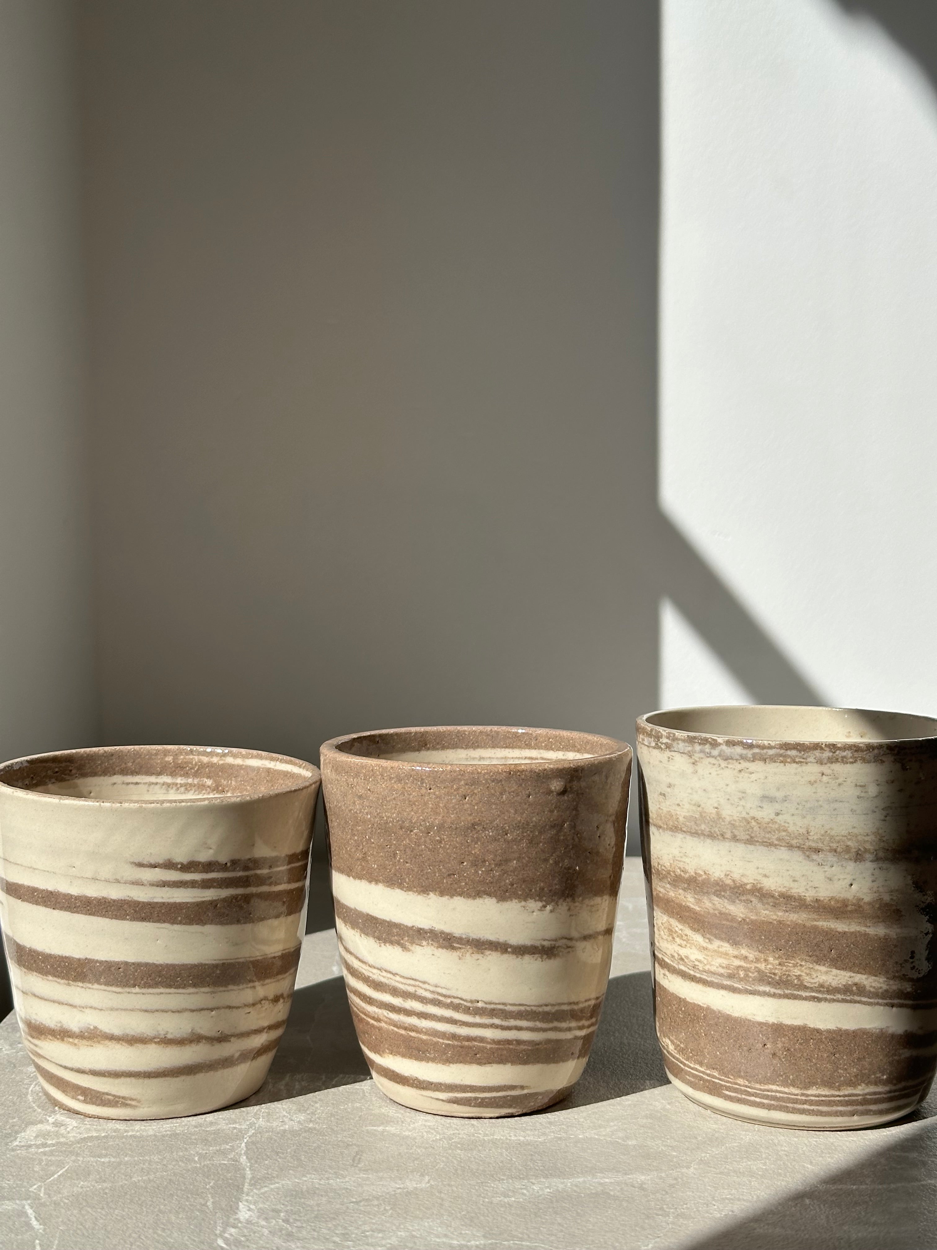 Tasse marbrée - Grand modèle - Terra Nostra