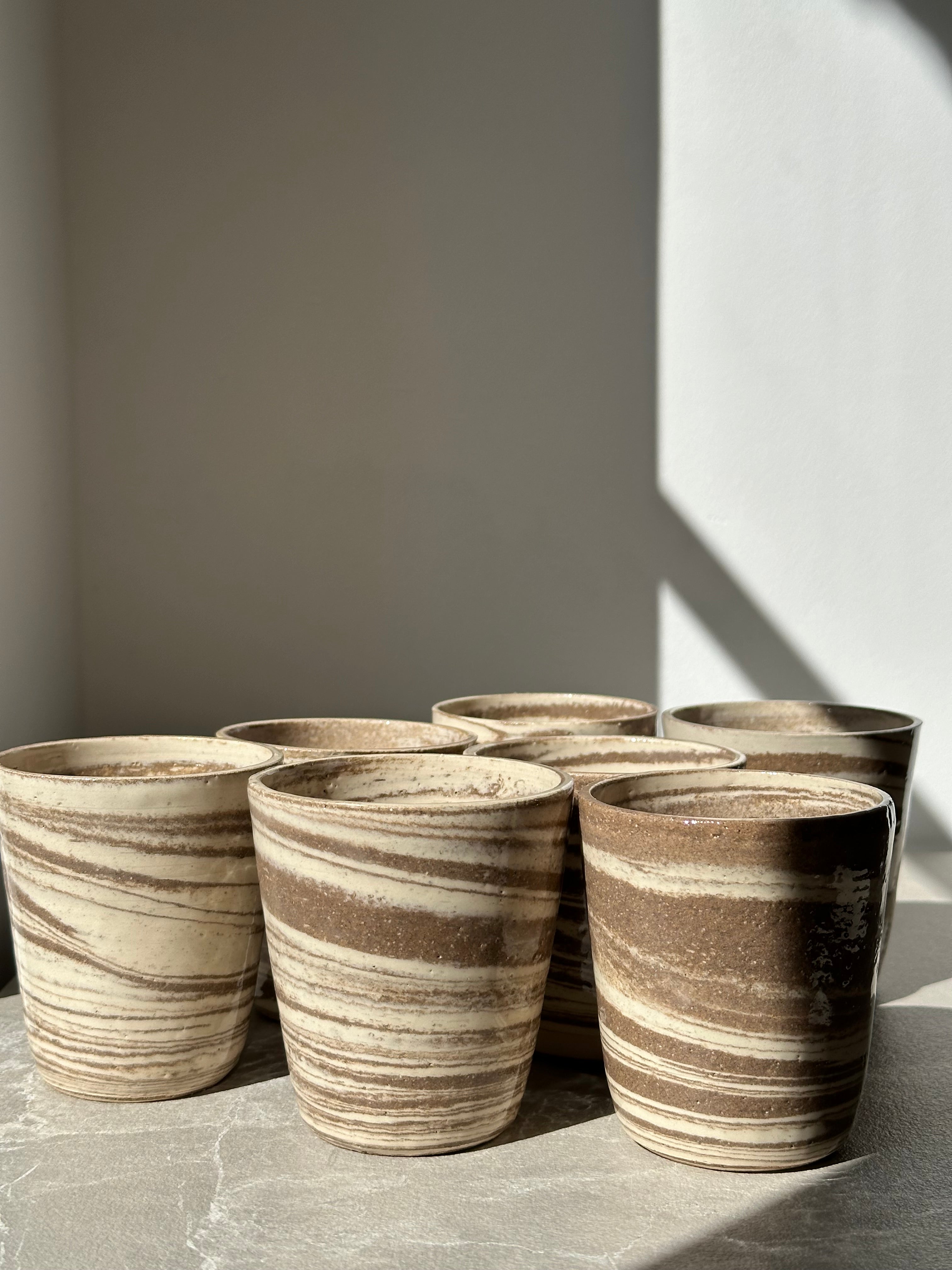 Tasse marbrée - Petit modèle -  Terra Nostra