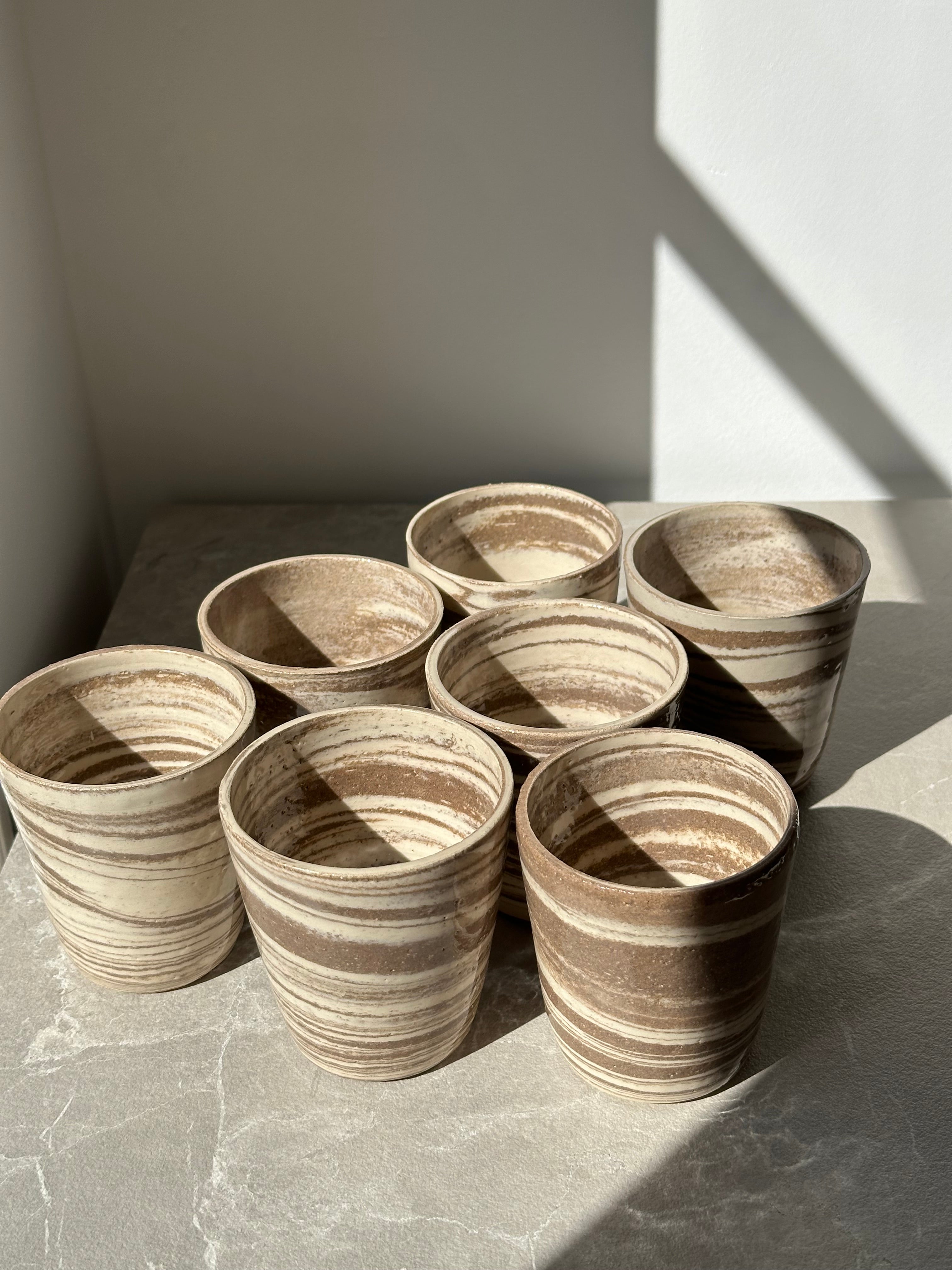 Tasse marbrée - Petit modèle -  Terra Nostra